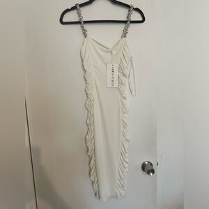 White dress size small , brand new